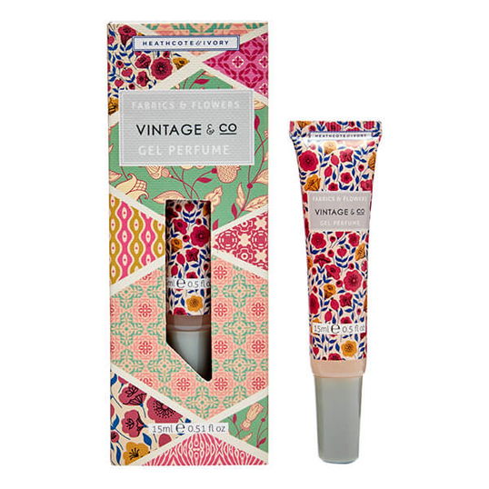 Heathcote & Ivory Vintage & Co Fabrics & Flowers Gel Perfume 15ml