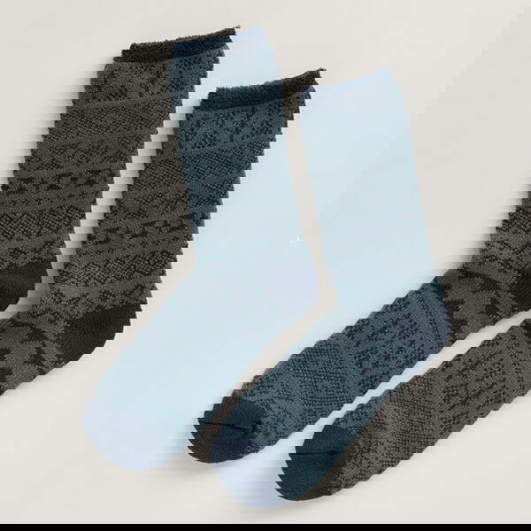Seasalt Mens Cabin Socks Bostraze Rich Nickel