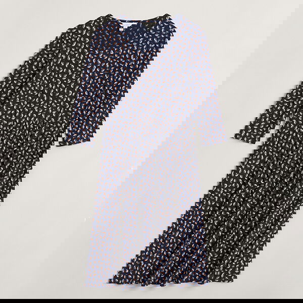 Seasalt 3/4 Enor Dress Little Leaves Maritime