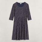 Seasalt 3/4 Enor Dress Little Leaves Maritime