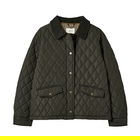 Joules Heritage Green Arlington Cropped Quilted Jacket