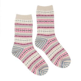 Joules Lucille Oat Fairisle Sock