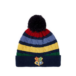 Joules Kids Fred Weasley Harry Potter Multi Stripe Bobble Hat