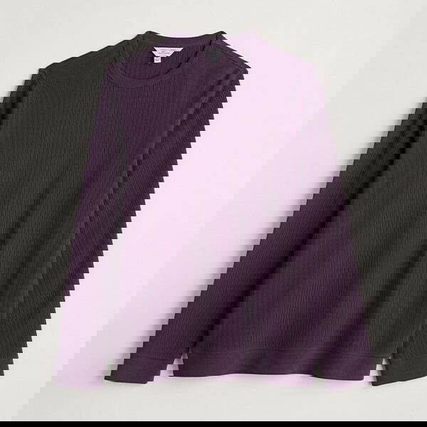 Seasalt Mens Jackline Long Sleeve Top Aubergine