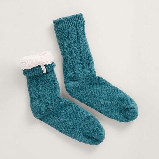 Seasalt Cottage Socks Dark Jade