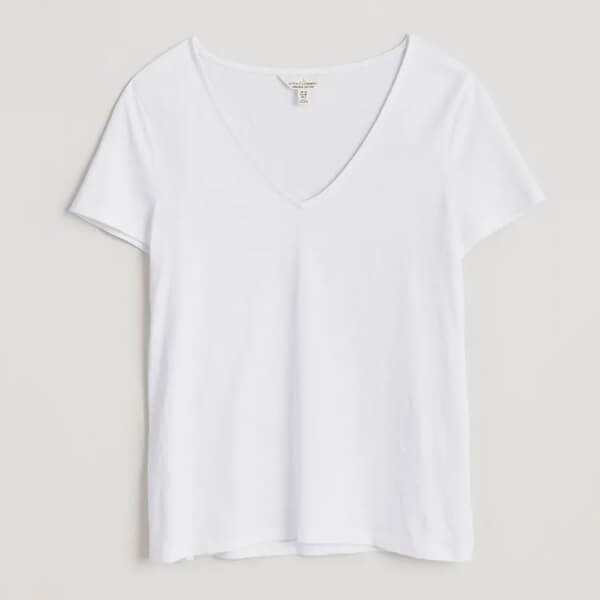 Seasalt Talent V-Neck T-Shirt Salt Size 12