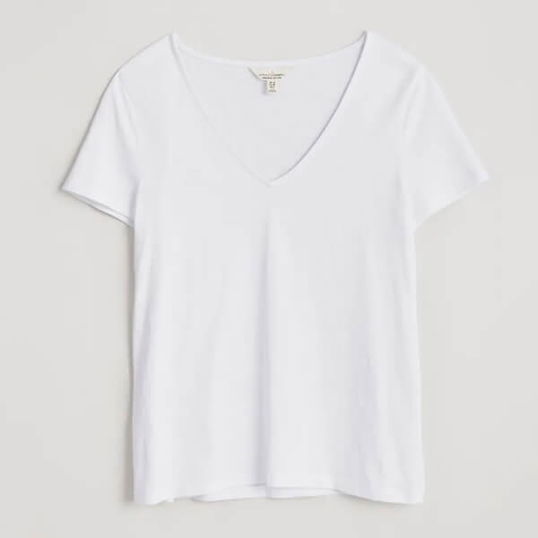 Seasalt Talent V-Neck T-Shirt Salt Size 8
