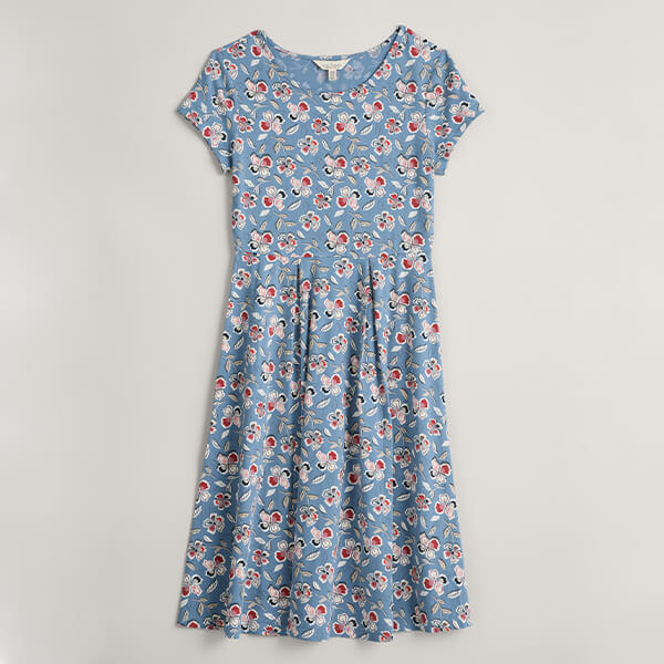 Seasalt Riviera Dress II Papercut Floral Tide Size 18