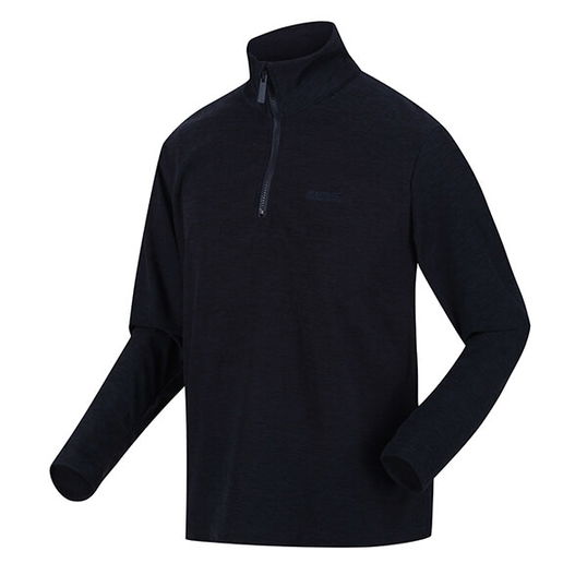 Regatta Men`s Elgor II Lightweight Half Zip Fleece Navy Black Marl Size L