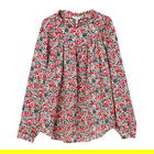 Joules Creme Ditsy Arietta Pop Over Voile Blouse Size 14