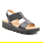Heavenly Feet Ritz Black Premium Sandals Size 7