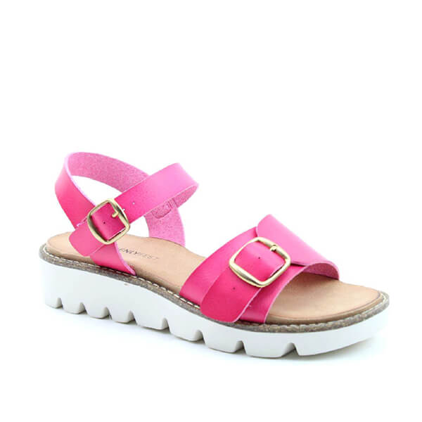 Heavenly Feet Trudy Fuchsia Premium Sandals Size 4