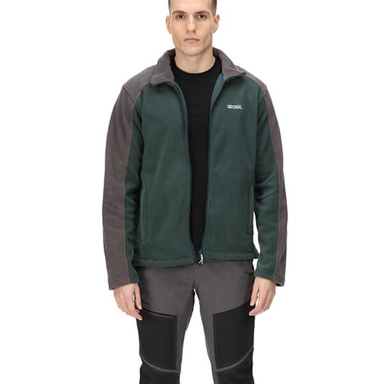 Regatta Mens Hedman II Heavyweight Full Zip Fleece Green Gable Size M