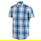 Regatta Men`s Deakin IV Short Sleeve Shirt Lapis Blue Check Size L