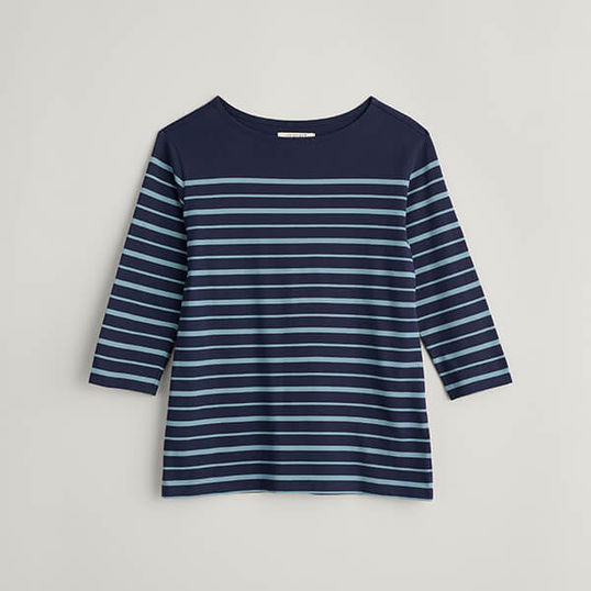 Seasalt Sailor Top Falmouth Shore Quay Enamel Size 10