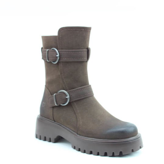 Heavenly Feet Brown Tatianna Faux Suede Boots