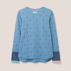 White Stuff Cassie Print T-Shirt Teal Multi