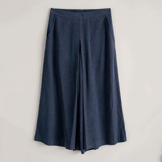 Seasalt Intertidal Wide Leg Culottes Maritime Size 12