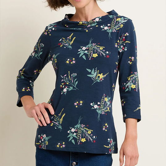 Brakeburn Spring Bunches Three Quarter Sleeve T-Shirt