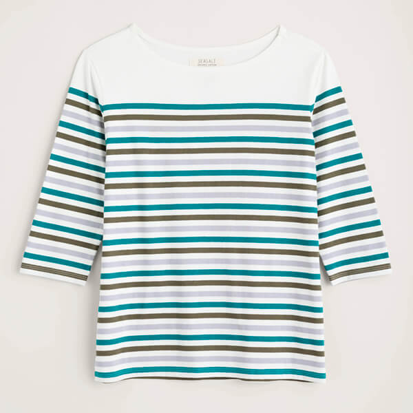 Seasalt Sailor Top Falmouth Tri Mini Cornish Deep Dive Size 12
