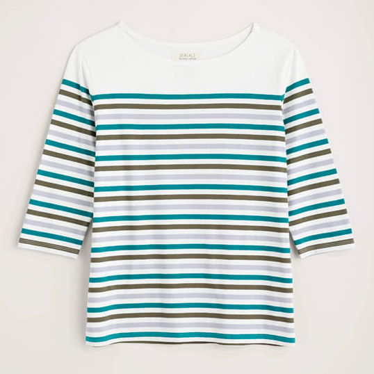 Seasalt Sailor Top Falmouth Tri Mini Cornish Deep Dive Size 20
