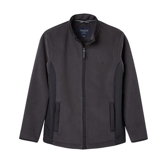 Joules Grey Metal Hennock Polar Fleece Zip Through Size XXL