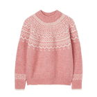 Joules Pink Charlotte Fair Isle Jumper