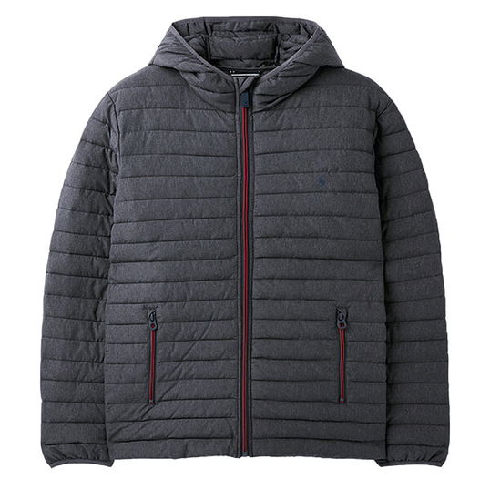 Joules Grey Marl Snug Showerproof Padded Jacket Size XL