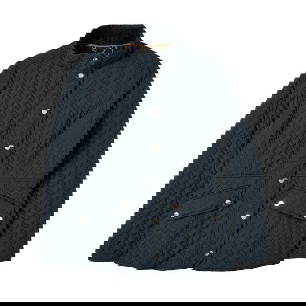 Joules Dark Navy Allendale Diamond Quilt Jacket