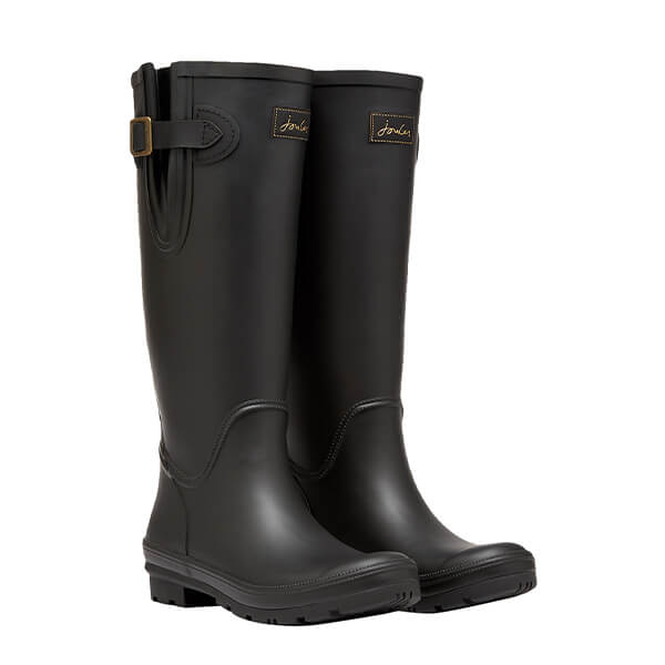 Joules Black Houghton Wellies