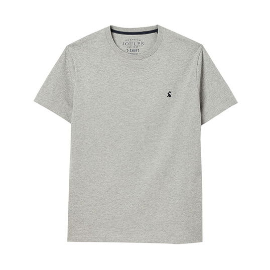 Joules Mens Grey Marl Denton Jersey T Shirt