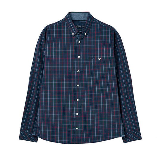 Joules Mens French Navy Abbott Long Sleeve Classic Fit Shirt