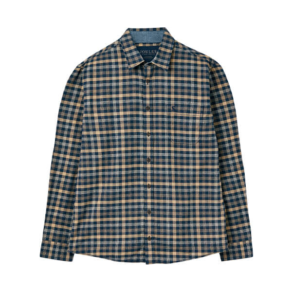 Joules Mens Blue Check Buchannon Shirt