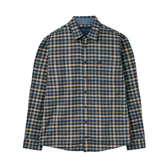 Joules Mens Blue Check Buchannon Shirt