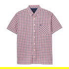 Joules Mens Pink Navy Gingham Wilson Short Sleeve Check Shirt Size L