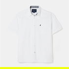 Joules Mens White Breaker Short Sleeve Linen Shirt Size XXL