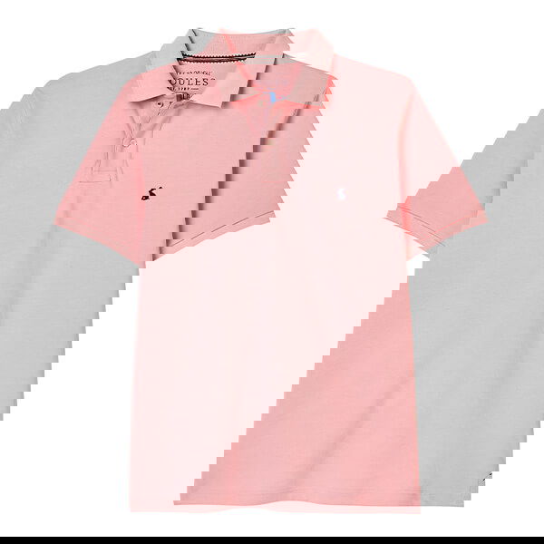 Joules Mens Light Pink Woody Polo Shirt Size L