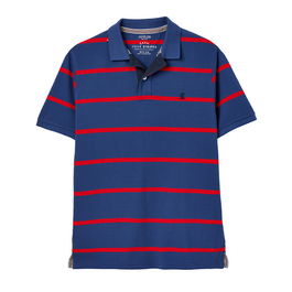 Joules Mens Navy Red Stripe Filbert Polo Shirt Size S