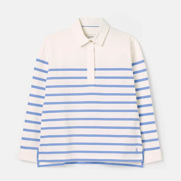 Joules Blue Stripe Ottilie Deck Shirt Size 20