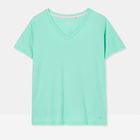 Joules Turquoise Emily V Neck T-Shirt Size 10