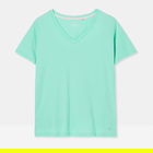 Joules Turquoise Emily V Neck T-Shirt Size 14