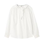 Joules Chalk Melanie Frill Blouse Size 16