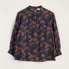 Seasalt Romantic Top Tapestry Leaves Maritime