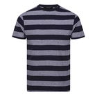 Regatta Mens Ryeden Striped T-Shirt Navy White Stripes Size S