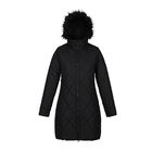 Regatta Womens Fritha II Insulated Parka Jacket Black Size 18