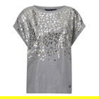Regatta Womens Roselynn Graphic T-Shirt Paloma Grey Marl Size 12
