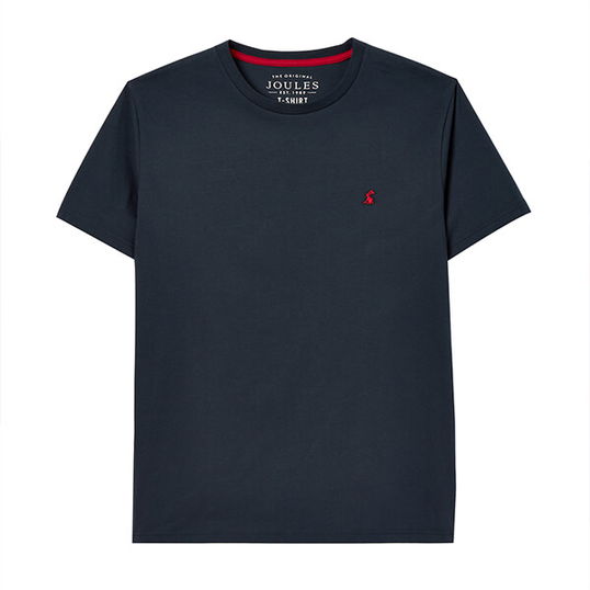 Joules Mens Navy Denton Jersey T-Shirt Size M