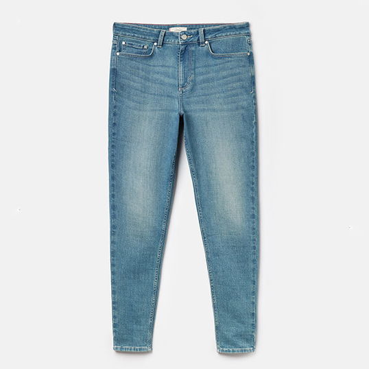 Joules Light Denim Monroe High Rise Stretch Skinny Jeans Size 16