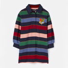 Joules Kids Harry Potter Multi Stripe Moaning Myrtle Rugby Dress