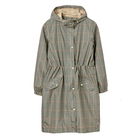 Joules Henson Check Holkham Packable Printed Raincoat Size 12